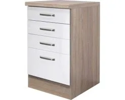 Flex-Well FLEX WELL Onderkast Valero Wit 50x60x86 Cm