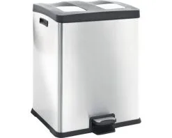 EKO Pedaalemmer Rejoice Recycling Mat RVS 2x30 L