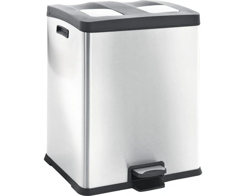 EKO Pedaalemmer Rejoice Recycling Mat RVS 2x30 L