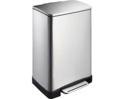 EKO Pedaalemmer E-Cube Mat RVS 40 L