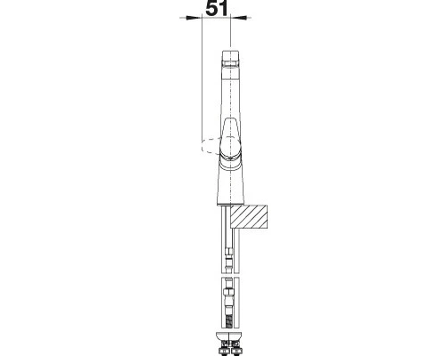 BLANCO Keukenkraan Met Uittrekbare Handdouche Avona-S Chroom - Afbeelding 5