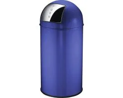 EKO Afvalemmer Pushcan Blauw 40 L