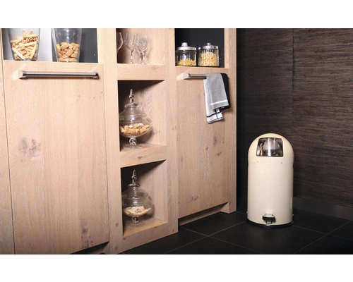 EKO Pedaalemmer Kickcan Crème 33 L - Afbeelding 6