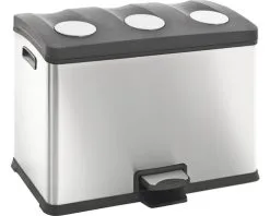 EKO Pedaalemmer Rejoice Recycling Mat RVS 3x12 L