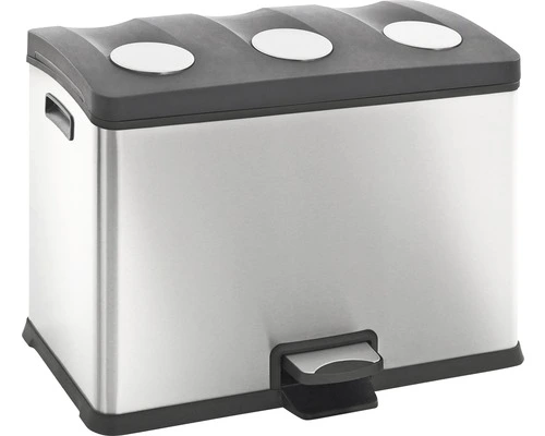 EKO Pedaalemmer Rejoice Recycling Mat RVS 3x12 L