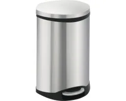 EKO Pedaalemmer Shell Bin Mat RVS 18 L