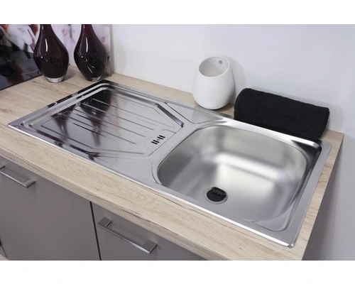 Flex-Well FLEX WELL Keukenblok Met Apparatuur Riva Kwartsiet Cubaniet En San Remo Eiken Licht Mat 310x60 Cm - Afbeelding 15