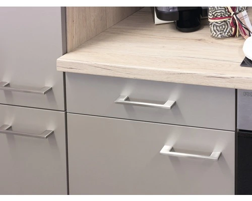 Flex-Well FLEX WELL Keukenblok Met Apparatuur Riva Kwartsiet Cubaniet En San Remo Eiken Licht Mat 270x60 Cm - Afbeelding 12