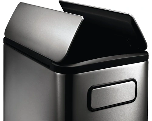 EKO ECO Pedaalemmer Ecofly Recycling Mat RVS 2x20 L - Afbeelding 4