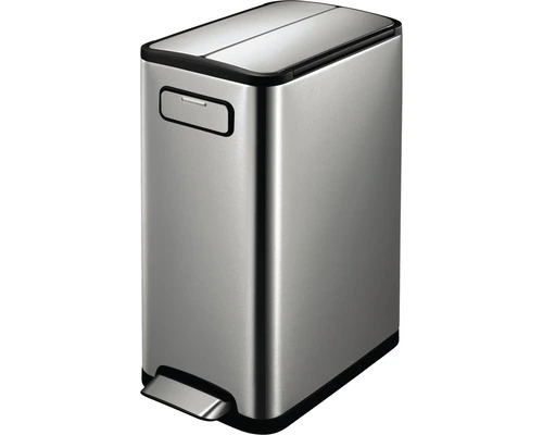 EKO ECO Pedaalemmer Ecofly Recycling Mat RVS 2x20 L