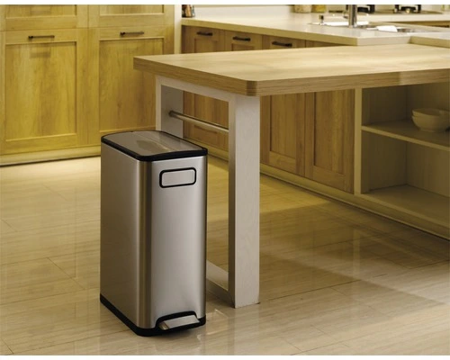 EKO ECO Pedaalemmer Ecofly Recycling Mat RVS 2x20 L - Afbeelding 6