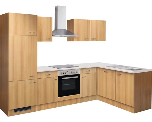 Flex-Well FLEX WELL Hoekkeuken Met Apparatuur Nano Beuken-decor Mat 280x170 Cm - Afbeelding 9