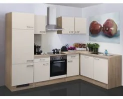 Flex-Well FLEX WELL Hoekkeuken Met Apparatuur Nepal Kashmir Glanzend 280x170 Cm