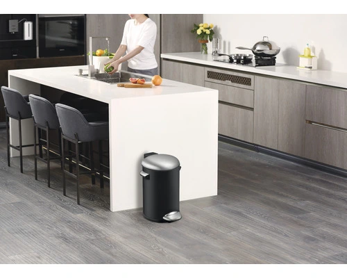 EKO Pedaalemmer Belle Deluxe Zwart 20 L - Afbeelding 2