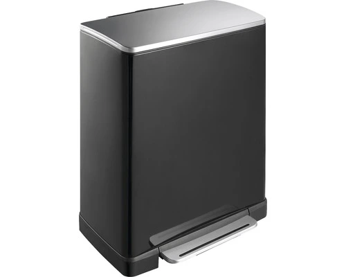 EKO Pedaalemmer E-Cube Zwart 50 L
