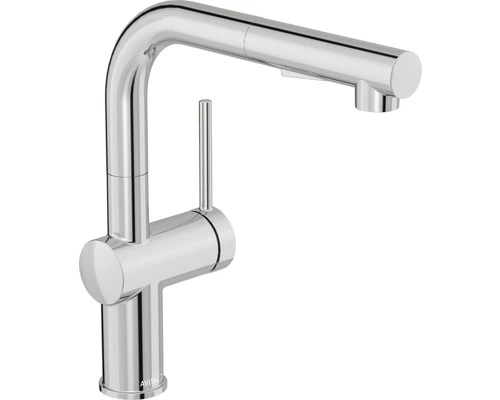 AVITAL Keukenkraan Sitka Met Uittrekbare Handdouche Chroom