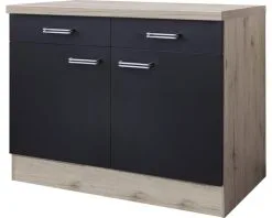 Flex-Well FLEX WELL Onderkast Santo Antraciet 100x60x86 Cm