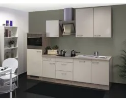 Flex-Well FLEX WELL Keukenblok Met Apparatuur Nepal Kashmir Glanzend 280x60 Cm