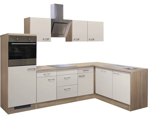 Flex-Well FLEX WELL Hoekkeuken Met Apparatuur Nepal Kashmir Glanzend 280x170 Cm - Afbeelding 9