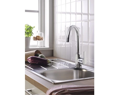 GROHE QUICKFIX GROHE Keukenkraan Feel 32670002 Chroom - Afbeelding 5