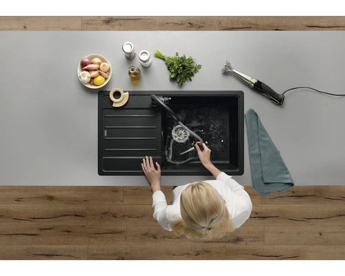 BLANCO Keukenkraan Met Uittrekbare Handdouche Mida-S Alumetallic - Afbeelding 3