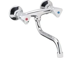 AVITAL Keukenkraan Piave Wandmontage Chroom