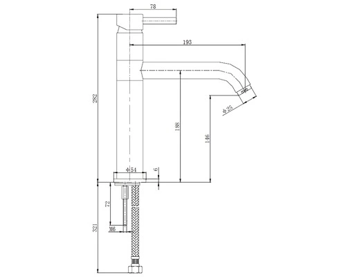 Keukenkraan Coda Chroom - Afbeelding 2