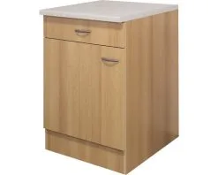 Flex-Well FLEX WELL Onderkast Ischia Nano Beuken 60x60x85 Cm
