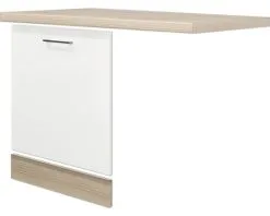 Flex-Well FLEX WELL Vaatwasserpaneel Inclusief Plint En Werkblad Abaco Parelmoer 59,4x1,6x68,2 Cm