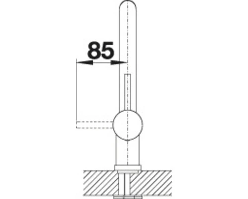 BLANCO Keukenkraan Linus-S Chroom - Afbeelding 5