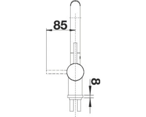 BLANCO Keukenkraan Linus-S Chroom - Afbeelding 3