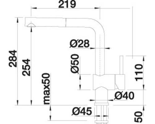 BLANCO Keukenkraan Met Uittrekbare Handdouche Linus-S Cafe - Afbeelding 5