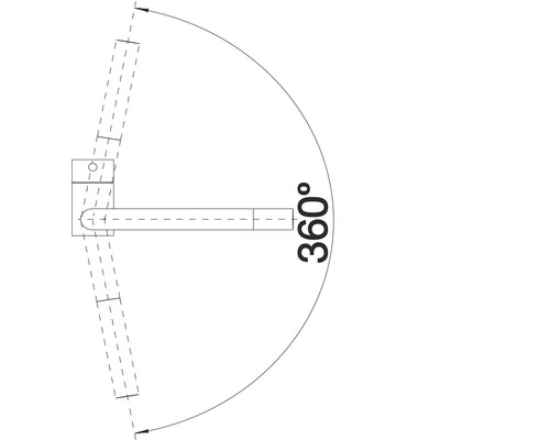 BLANCO Keukenkraan Linus Cafe - Afbeelding 3