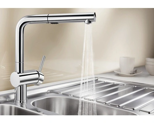 BLANCO Keukenkraan Met Uittrekbare Handdouche Linus-S Vario Chroom - Afbeelding 3