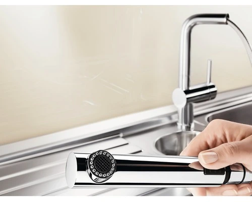 BLANCO Keukenkraan Met Uittrekbare Handdouche Linus-S Vario Chroom - Afbeelding 5
